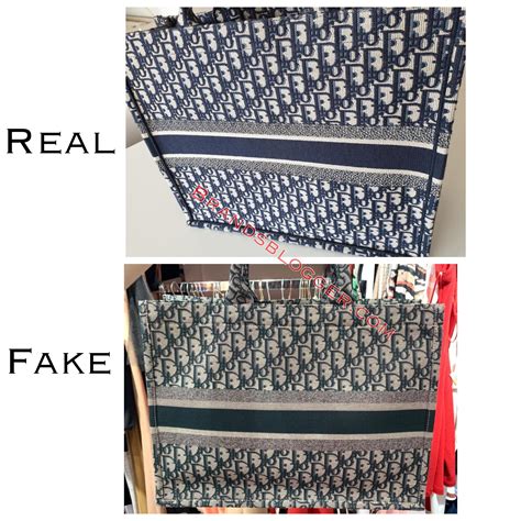 how to spot fake christian dior book tote|original christian dior tote bag.